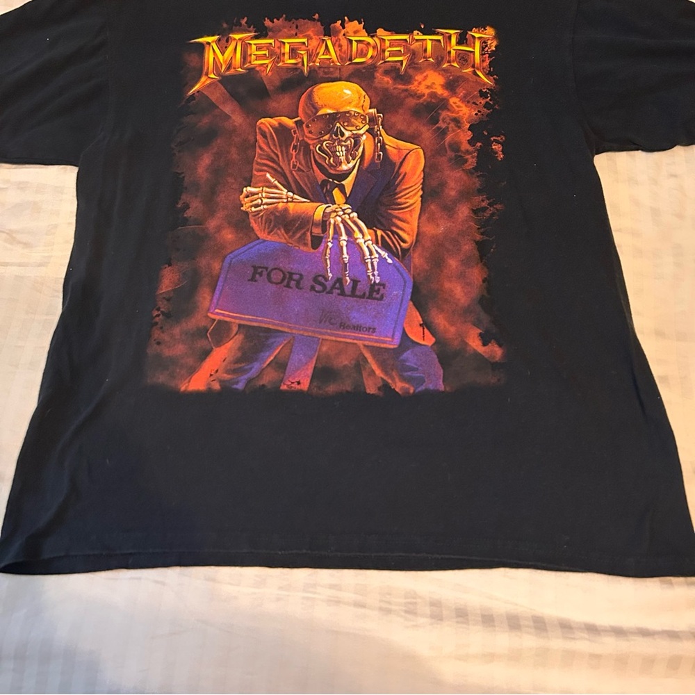 Megadeath Peace Sells Twenty Fifth Anniversary 1986-2011 Tour T-Shitt - Picture 2 of 7
